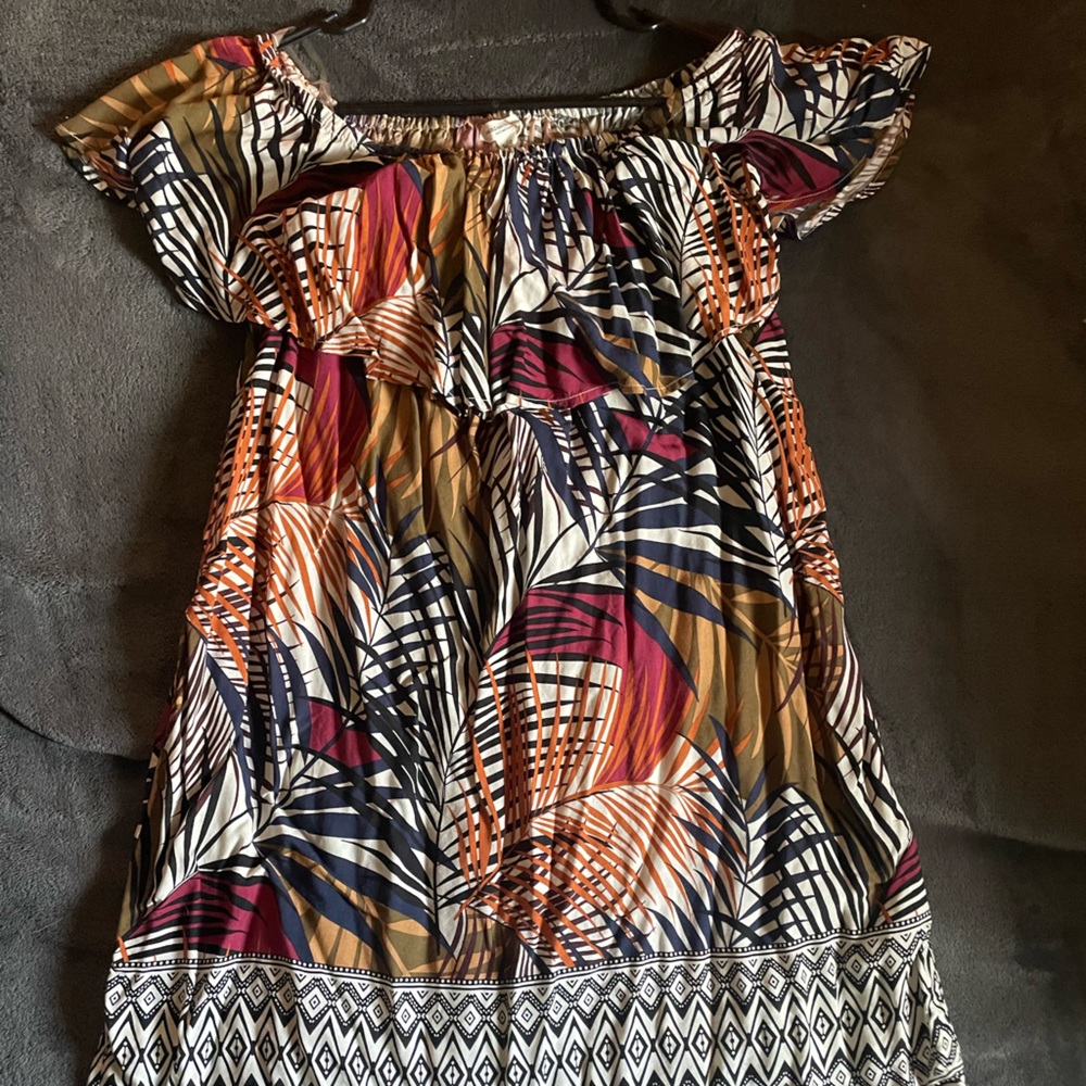 BeachLunchLounge Collection tropical Mini Dress size Large